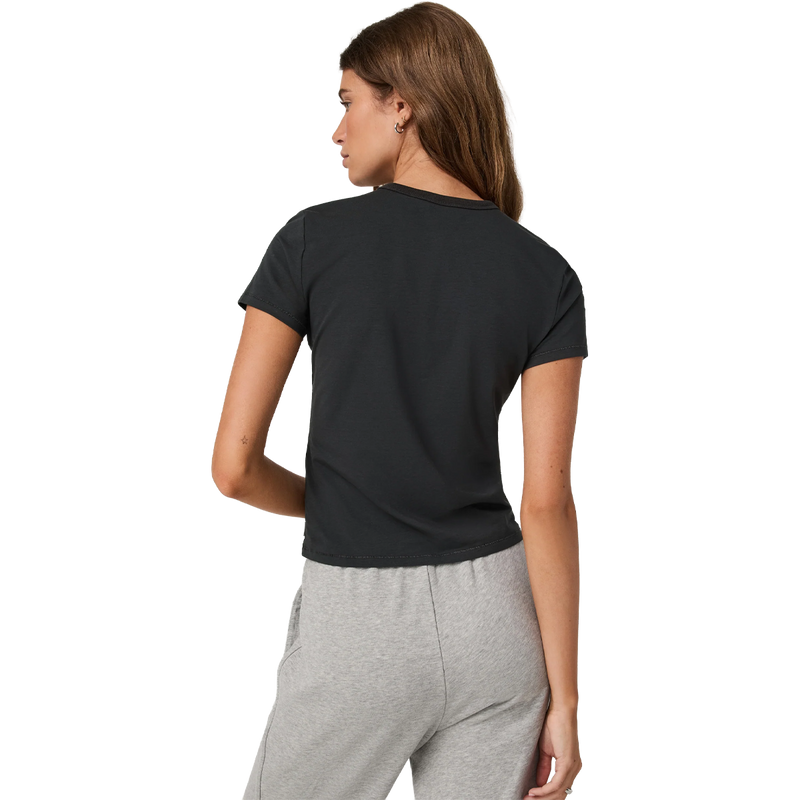Women's Short Sleeve Feather Classic Tee, Vuori Women's Short Sleeve Feather Classic Tee back on model