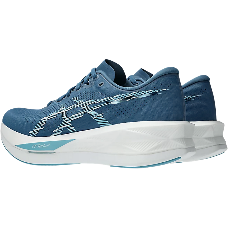 Men's SonicBlast, Asics Men's SonicBlast in 400-Winter Sea/Stillwater pair left back