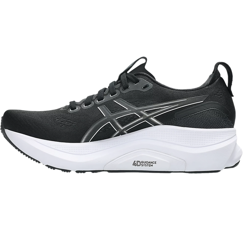 Women's Kayano 32 Wide, Asics Women's Kayano 32 in 002 Black/White inside right profile