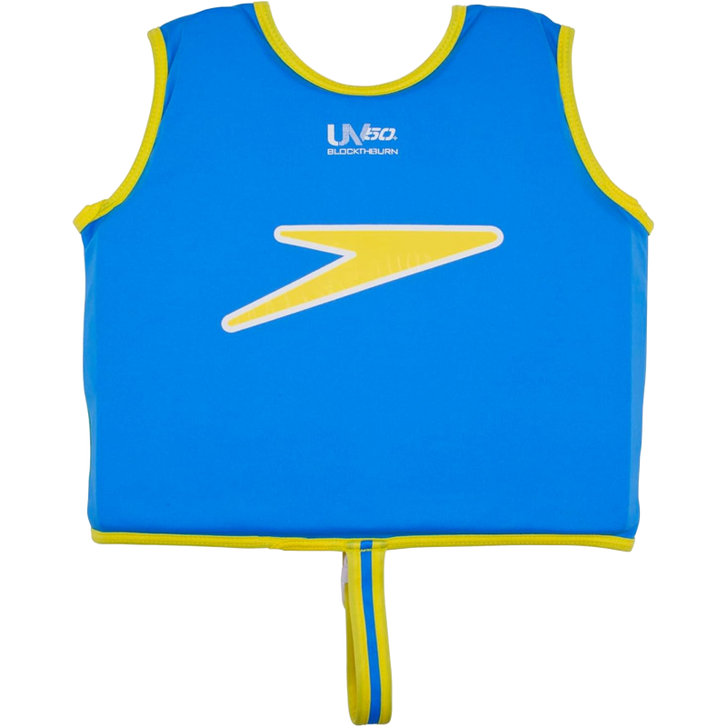 Youth Classic Swim Vest, Speedo Youth Classic Swim Vest in 15434-Bondi Blue/Fake Green back