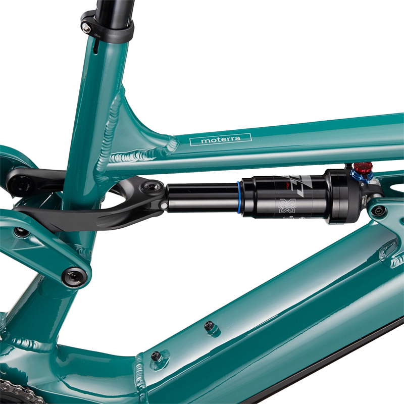 29 U Moterra Neo S3, Cannondale Moterra Neo S3 in Pine rear shock