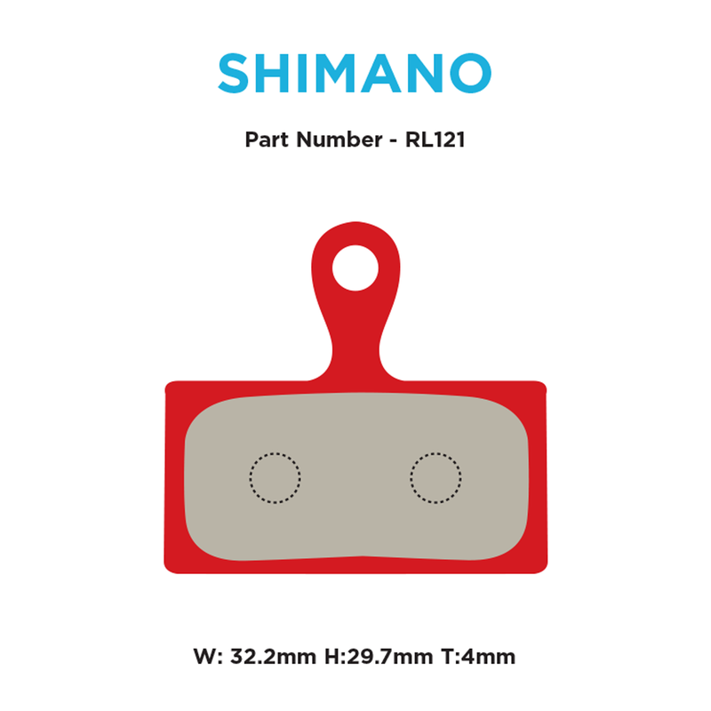 Shimano XT/XTR 2-piston Red, MTX Braking Shimano XT/XTR 2-piston Red dimensions