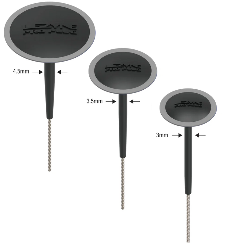 Tubeless Pro Plugs, Lezyne Tubeless Pro Plugs Dimensions