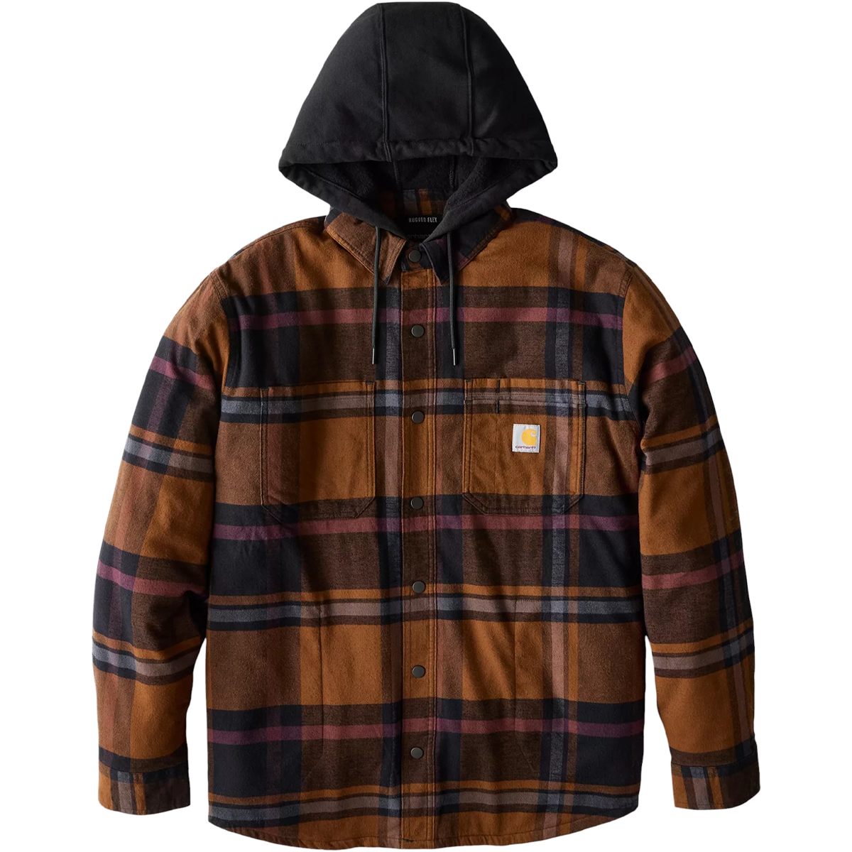 Carhartt Men's Relaxed Fit Flannel Fleece-Lined Shirt Jacket alternate view