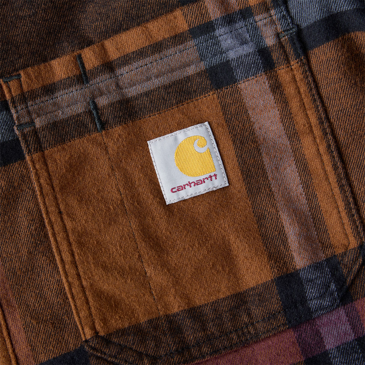 Carhartt Men's Relaxed Fit Flannel Fleece-Lined Shirt Jacket alternate view