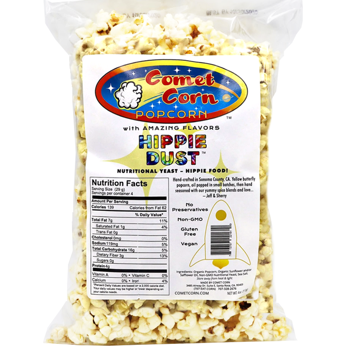 Comet Corn Popcorn 4.0 oz alternate view