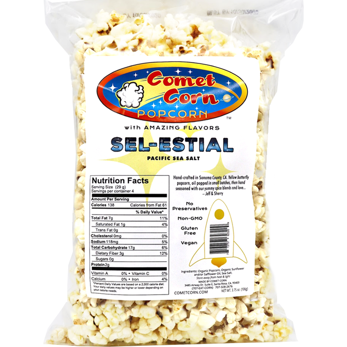 Comet Corn Popcorn 4.0 oz alternate view
