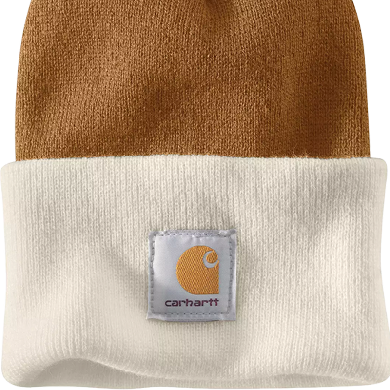 Knit Pom Cuffed Beanie, Carhartt Knit Pom Cuffed Beanie label detail