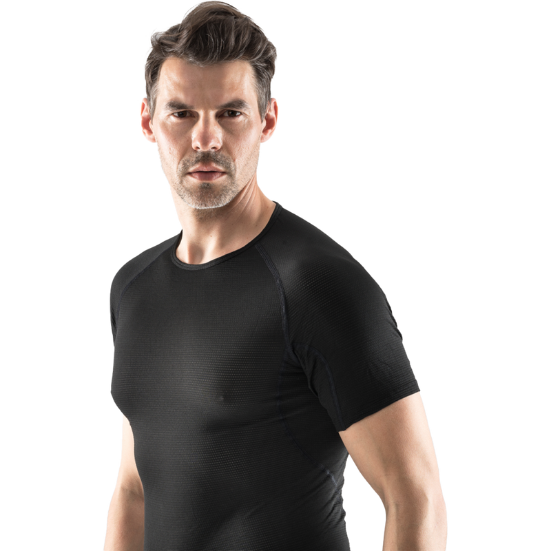 Men's Base Layer Shirt, Gore Bike Wear Men's Base Layer Shirt front on model