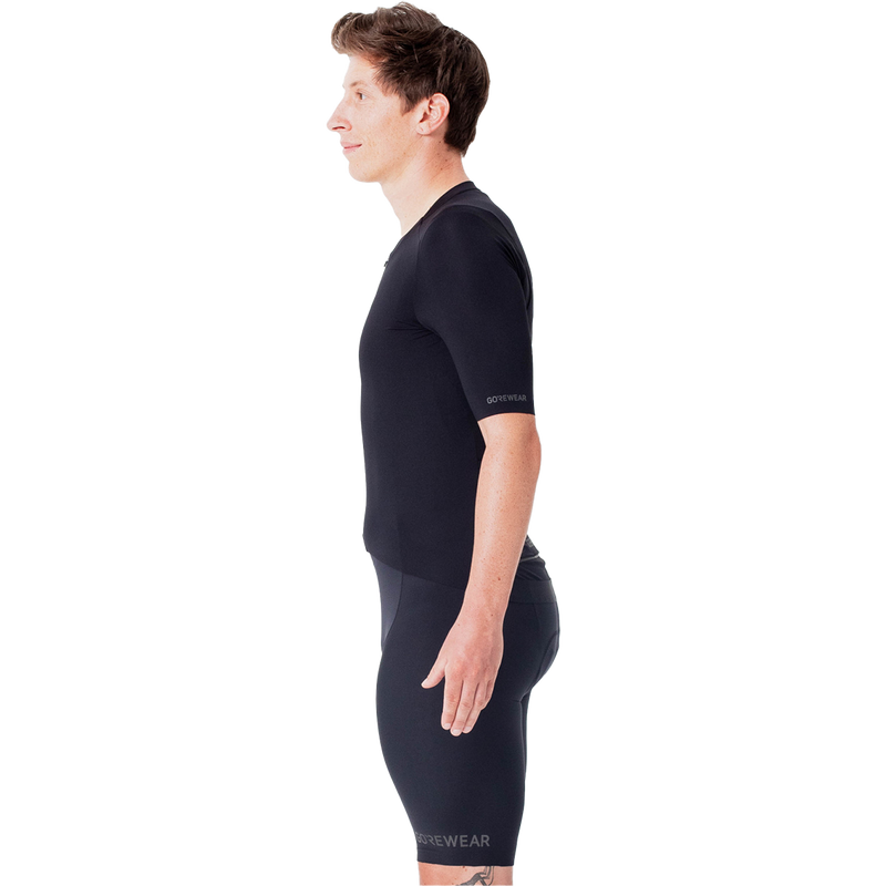 Men's Distance Jersey, Gore Bike Wear Men's Distance Jersey in Black on model left