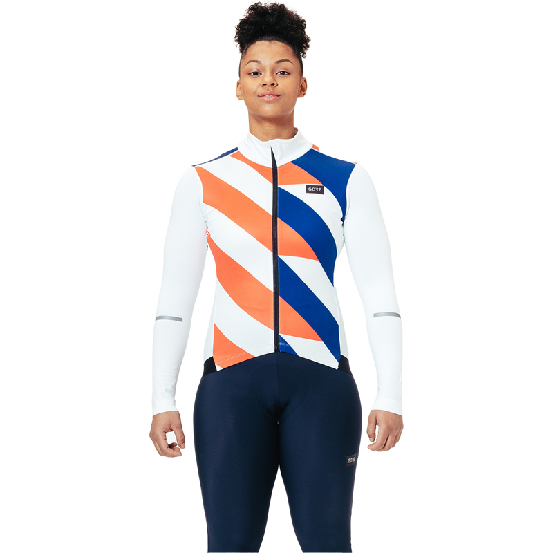 Women's Progress Thermo Jersey, Gore Bike Wear Women's Progress Thermo Jersey on model