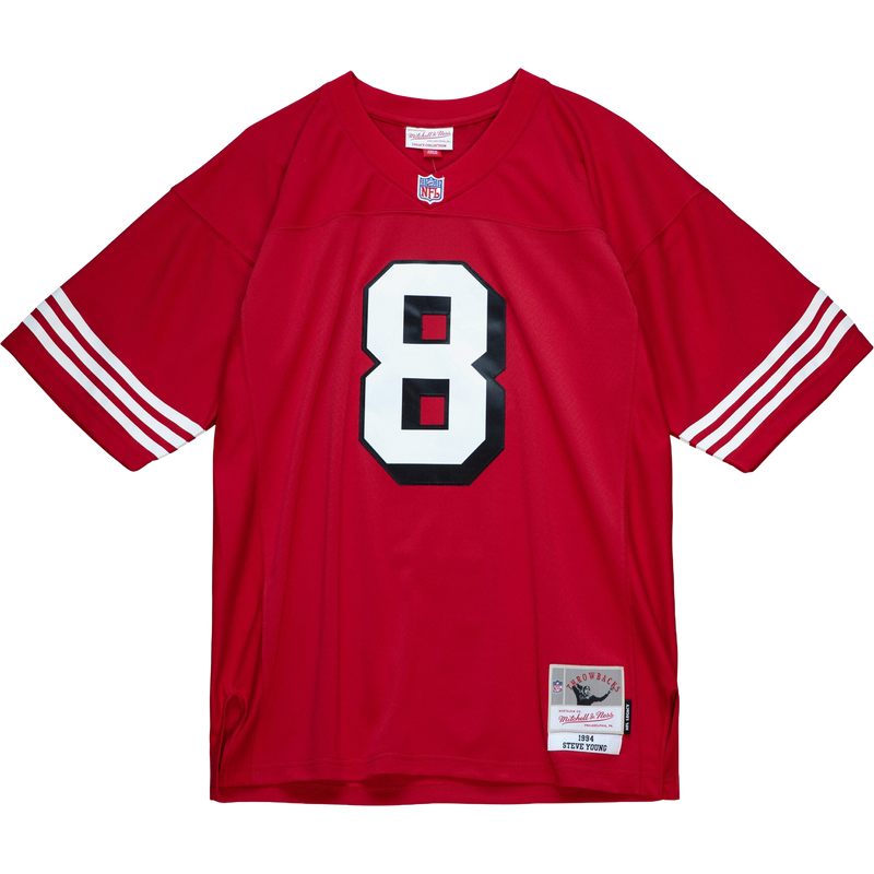 Men's Steve Young Scarlet 49ers 1994 Legacy Jersey, Featured Image