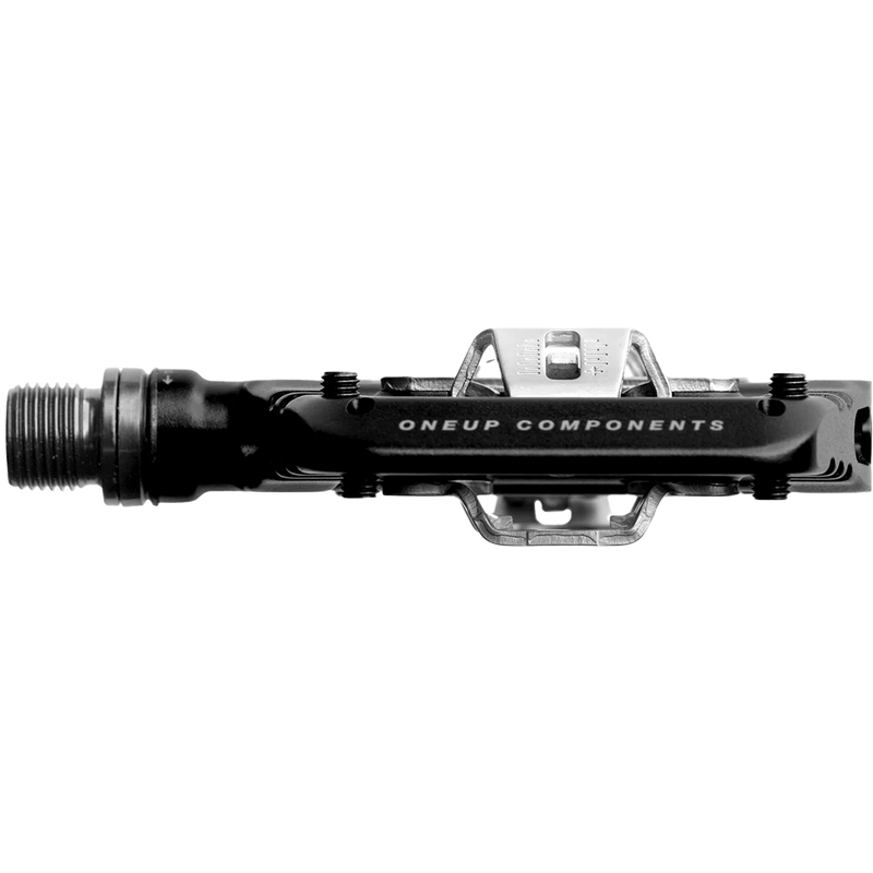 OneUp Clip Pedals, OneUp Components Clip Pedals in Black back flat