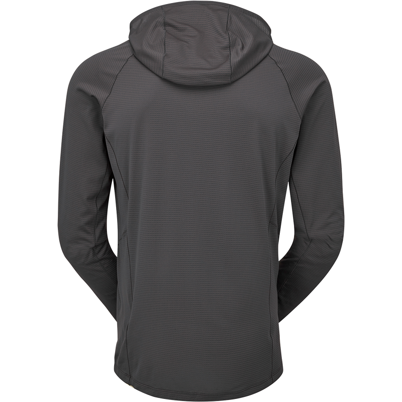 Men's Sonic Hoody, Rab Men's Sonic Hoody in Graphene back view