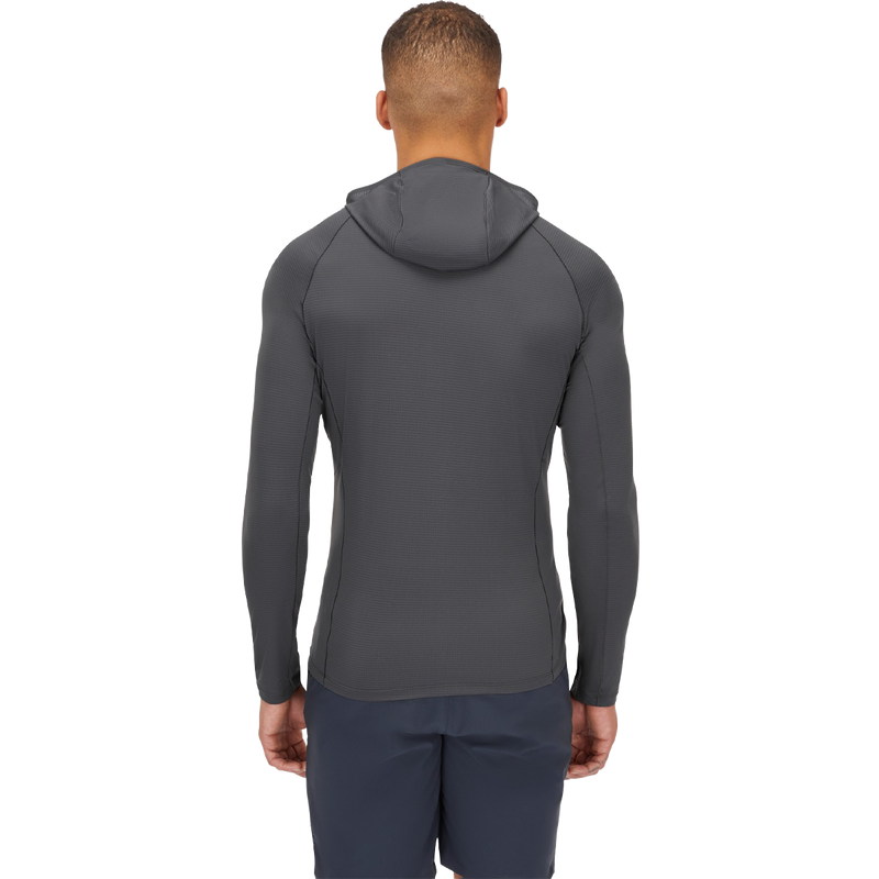 Men's Sonic Hoody, Rab Men's Sonic Hoody in Graphene on model back view