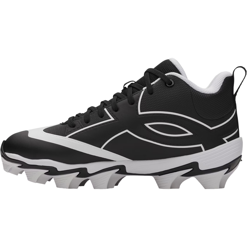 Youth Leadoff Icon Mid RM, Under Armour Youth Leadoff Icon Mid RM Left