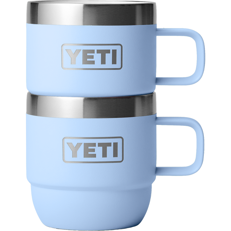 Rambler 6 oz Stackable Mugs - 2 Pack, Yeti Rambler 6 oz Mug 2PK stacked