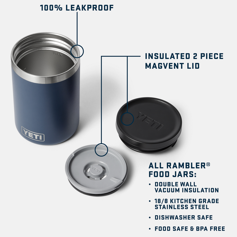Rambler 16 oz Food Jar, Yeti Rambler 16 oz Food Jar features