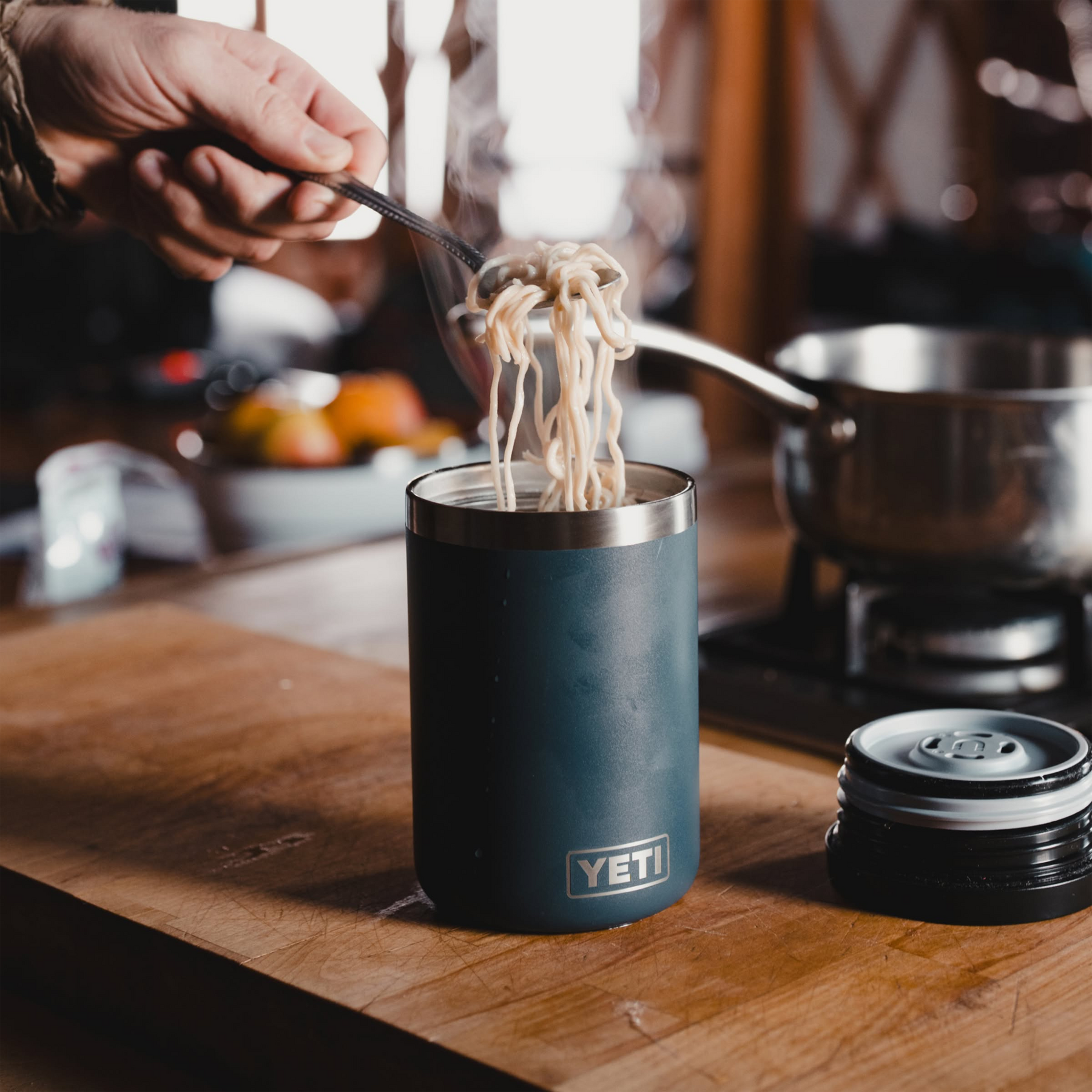 Yeti Rambler 16 oz Food Jar Lifestyle product on table