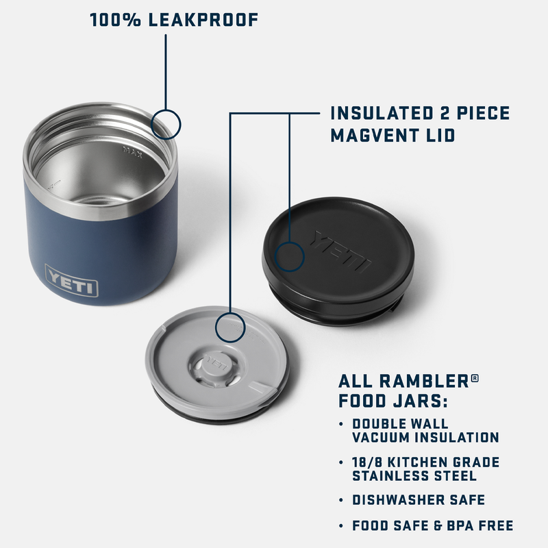 Rambler 8 oz Food Jar, Yeti Rambler 8 oz Food Jar features