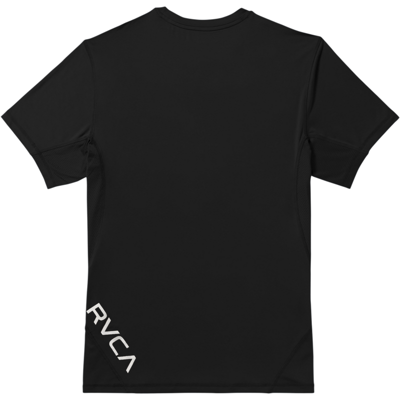 Men's Sport Vent Short Sleeve, RVCA Men's Sport Vent Short Sleeve in Black back