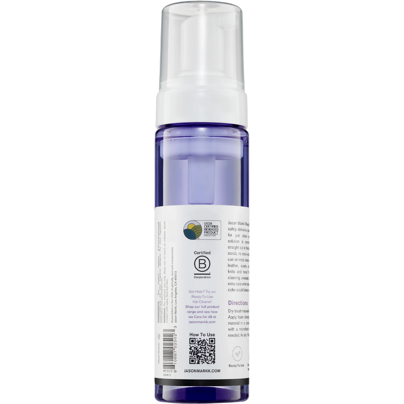 Ready-to-use Foam Cleaner, Jason Markk Ready-to-use Foam Cleaner back of bottle