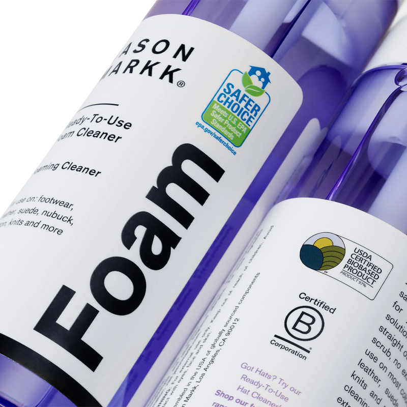 Ready-to-use Foam Cleaner, Jason Markk Ready-to-use Foam Cleaner safer choice label