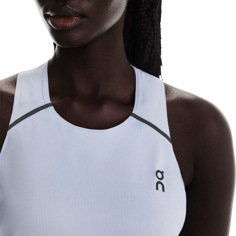 Women's Performance Tank, On Women's Performance Tank Front Logo