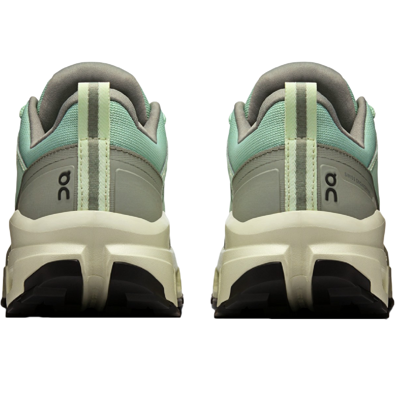 Women's Cloudrock Low Waterproof, On Women's Cloudrock Low WP in Mineral Aloe pair back