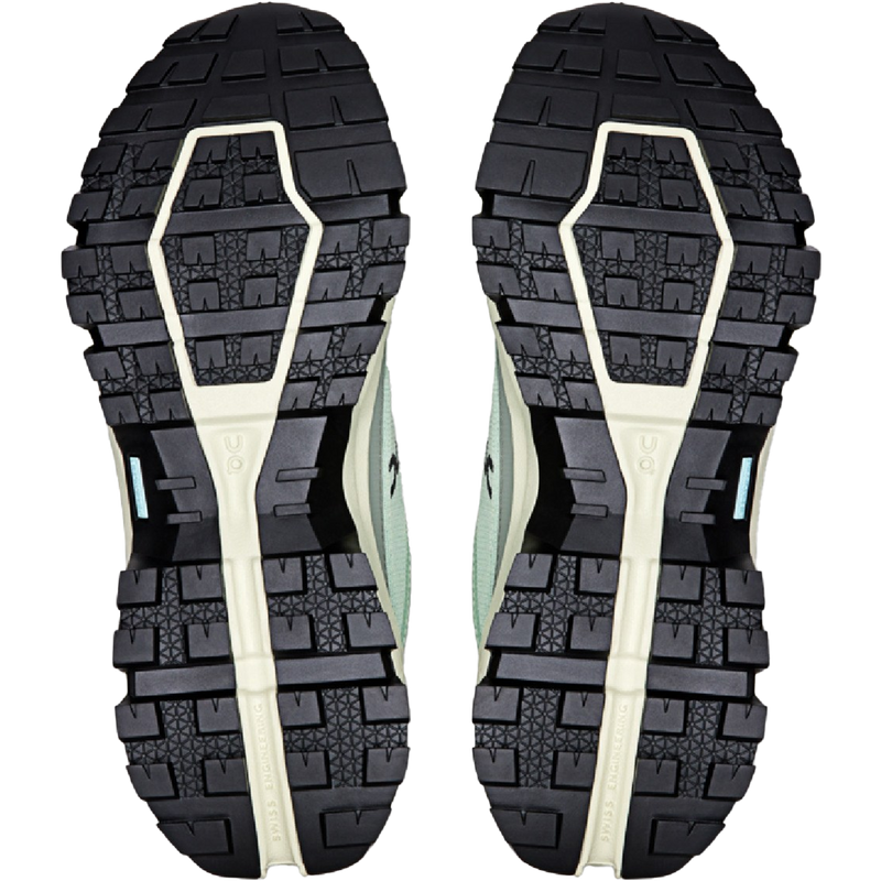 Women's Cloudrock Low Waterproof, On Women's Cloudrock Low WP in Mineral Aloe pair bottom