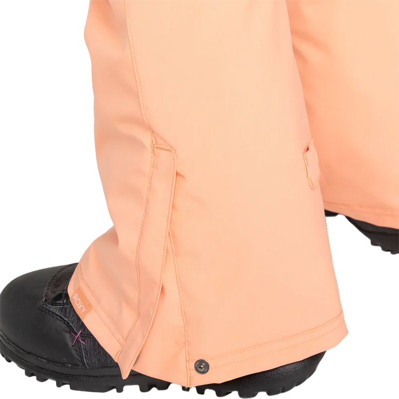 Women's Backyard Pant, Roxy Women's Backyard Pant in MGK0-Peach Pink cuff