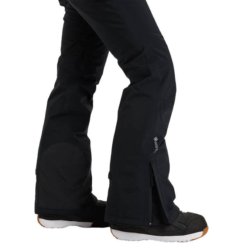 Women's Gore-Tex Stretch Spridle Pant, Roxy Women's Gore-Tex Stretch Spridle Pant in KVJ0-Anthracite cuff zips