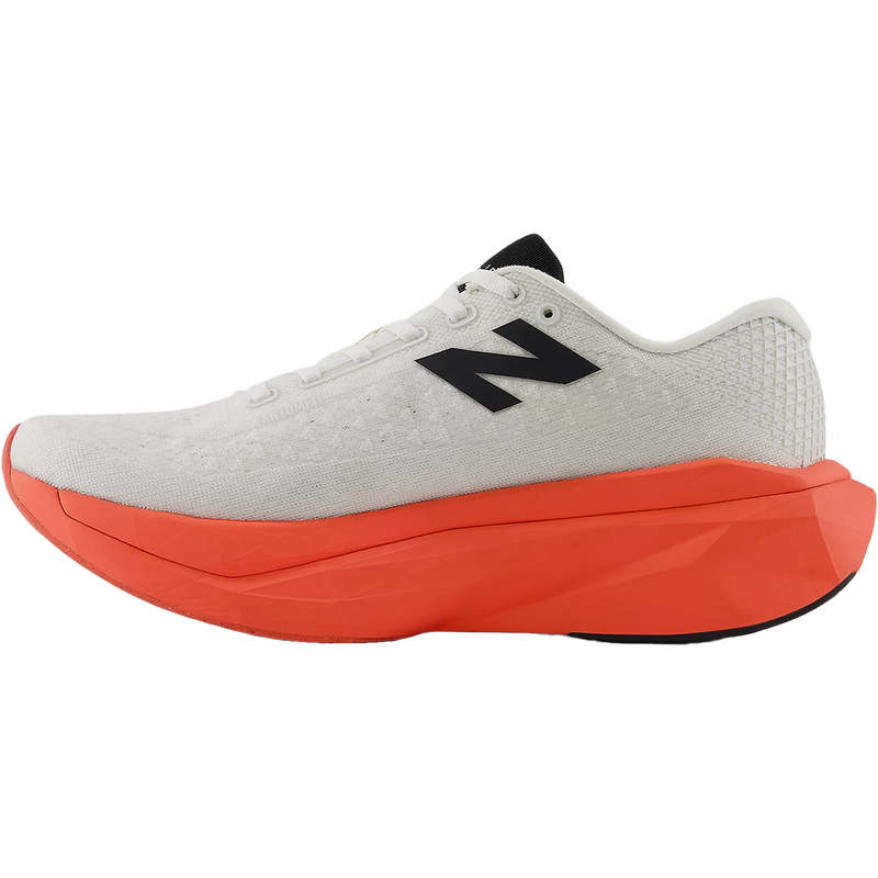 Men's FuelCell SuperComp Trainer v3, New Balance FuelCell Super Comp Trainer v3 in Y-Urgent Red/Sea Salt inside right profile