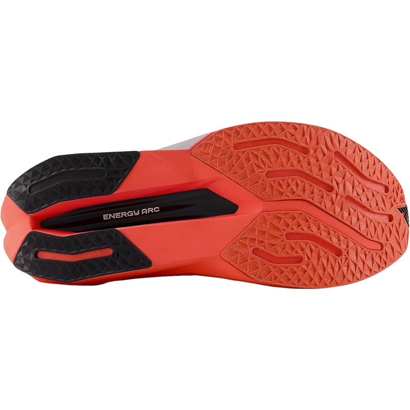 Men's FuelCell SuperComp Trainer v3, New Balance FuelCell Super Comp Trainer v3 in Y-Urgent Red/Sea Salt bottom