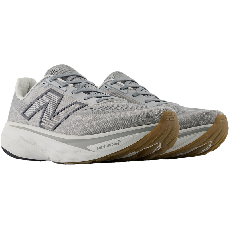 Men's Fresh Foam X 1080 v14, New Balance Men's Fresh Foam X 1080 v14 in G-Grey Matter/Slate pair front right