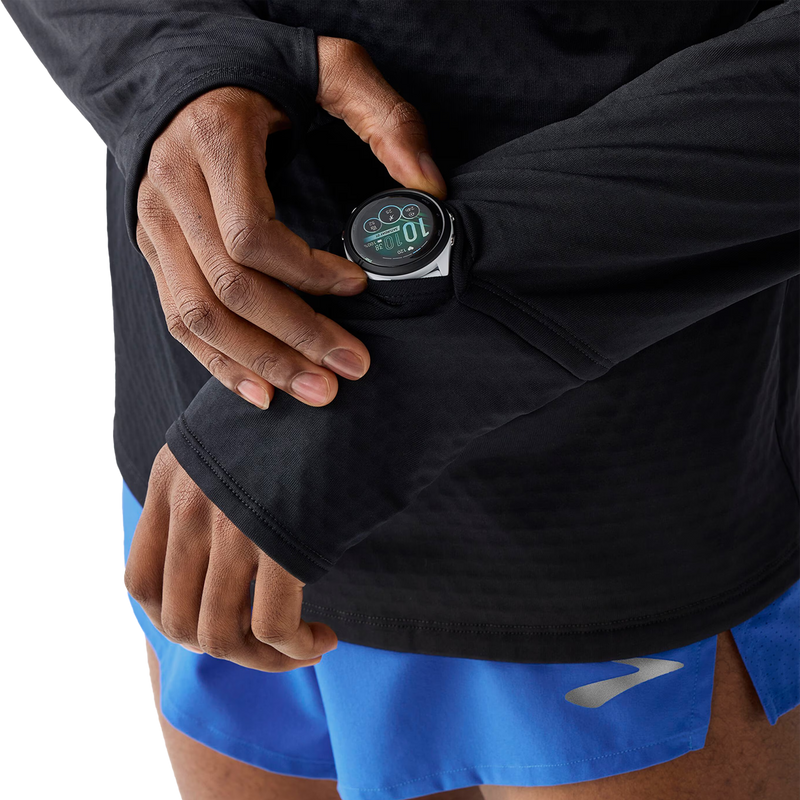 Men's Notch Thermal Hoodie 3.0, Brooks Men's Notch Thermal Hoodie 3.0 Watch Window