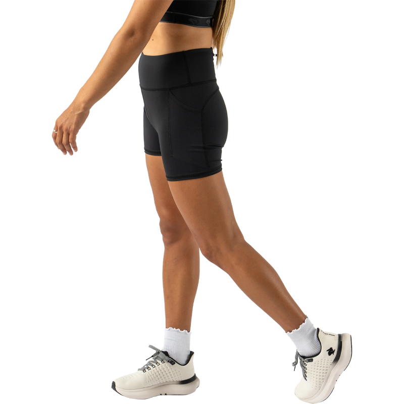 Women's Speed Leggy 4" High Rise, Rabbit Speed Leggy High Rise 4" side