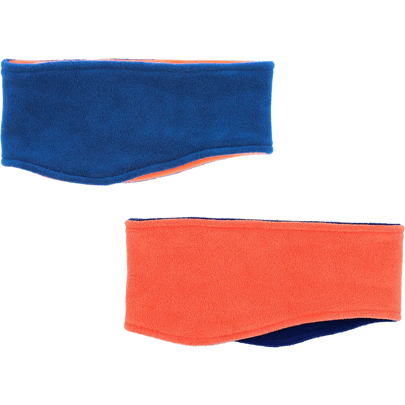 Performance Fleece Headband, Rabbit Performance Fleece Headband Navy Peony Reversed
