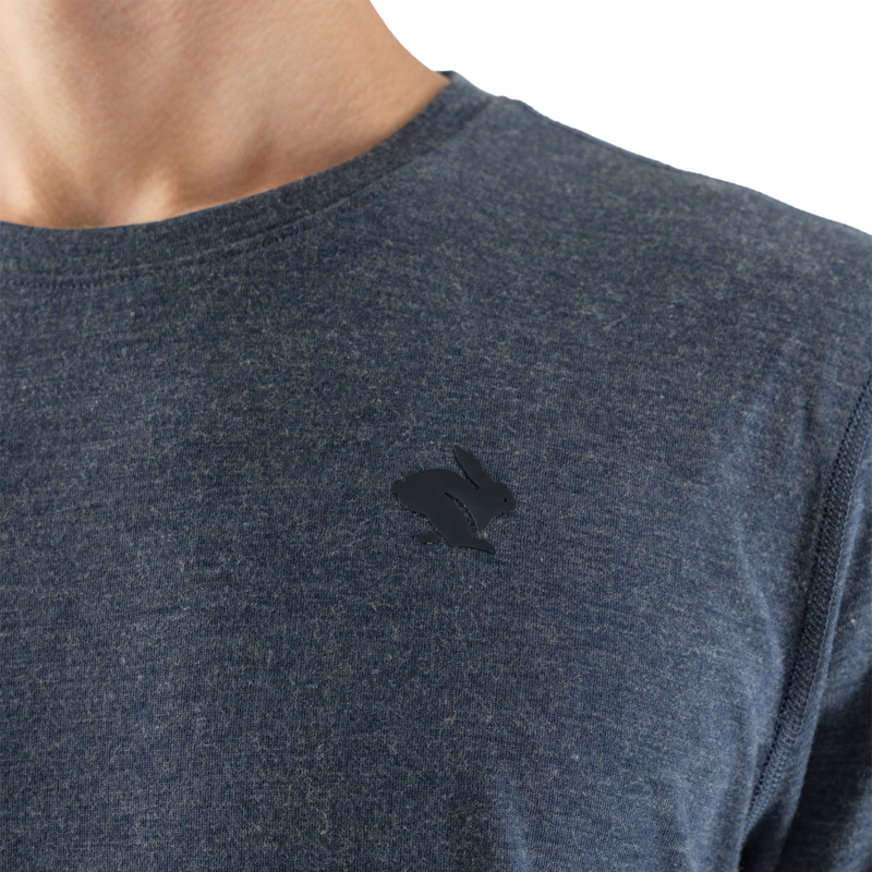 Men's Outrun Crew, Rabbit Men's Outrun Crew chest logo