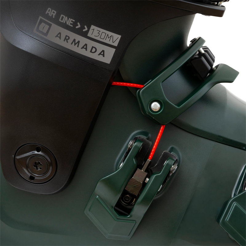 AR ONE 130 MV, Armada Skis AR ONE 130 MV in Black/Green buckle with cable