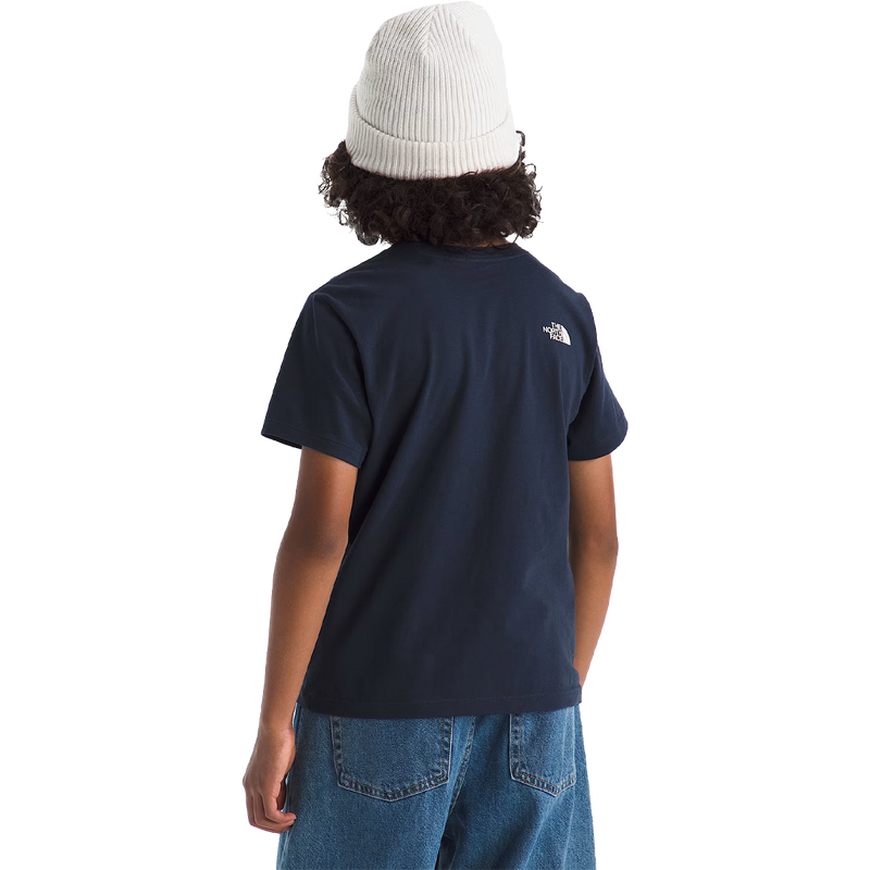 Youth Evolution Bubble Cloud Short Sleeve Tee, The North Face Youth Evolution Bubble Cloud Short Sleeve Tee Back