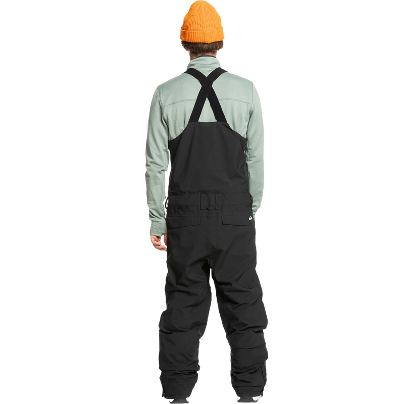 Men's Utility Bib Snow Pants, Quiksilver Men's Utility Bib Snow Pants back