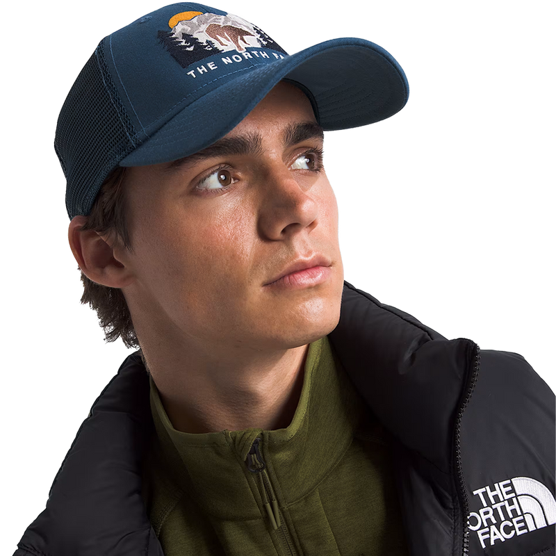 Embroidered Mudder Trucker, The North Face Embroidered Mudder Trucker Front