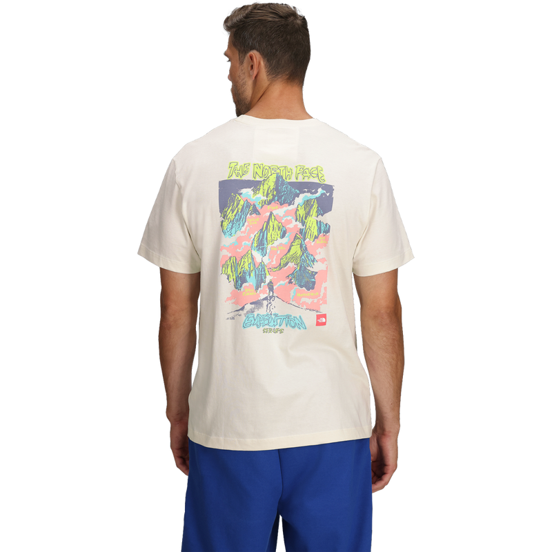 Men's Essential Expedition Series Short Sleeve Tee, The North Face Men's Essential Expedition Series Short Sleeve Tee Back  on Model