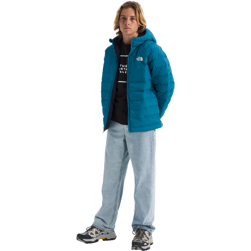 Youth Reversible Perrito Hooded Jacket, The North Face Youth Reversible Perrito Hooded Jacket Full View