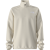 The North Face Youth Glacier 1/4 Zip Pullover in White Dune
