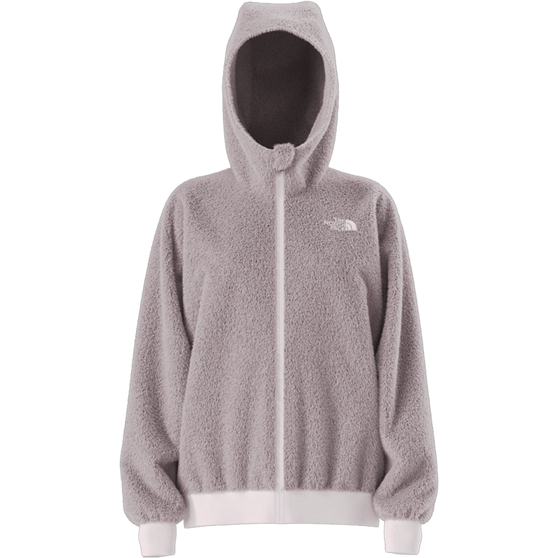 The North Face Youth Osito Full Zip Hoodie in Pale Blossom