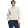 The North Face Women's Cedar Trail Grid Fleece 1/4 Zip Jacket in White Dune