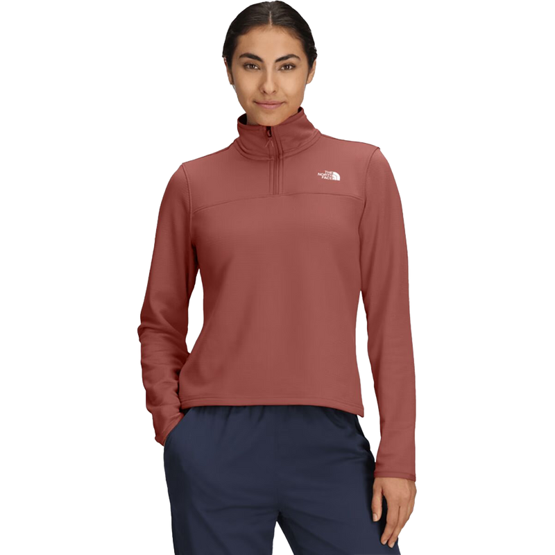 Women's Cedar Trail Grid Fleece 1/4 Zip Jacket, Featured Image