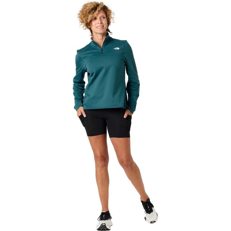 Women's Cedar Trail Grid Fleece 1/4 Zip Jacket, The North Face Women's Cedar Trail Grid Fleece 1/4 Zip Jacket  Full View